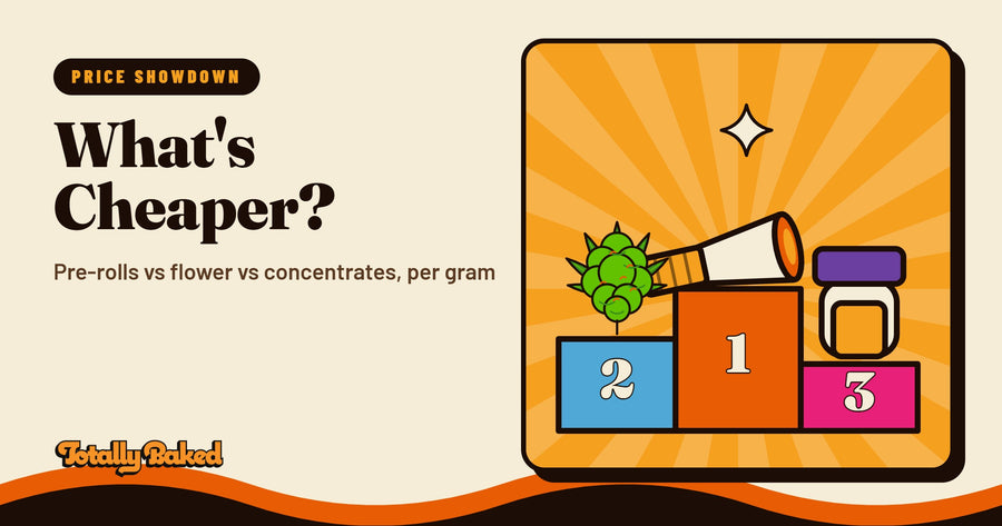 Pre-Rolls vs Flower vs Concentrates: What's Actually Cheaper Per Gram? | Totally Baked blog cover